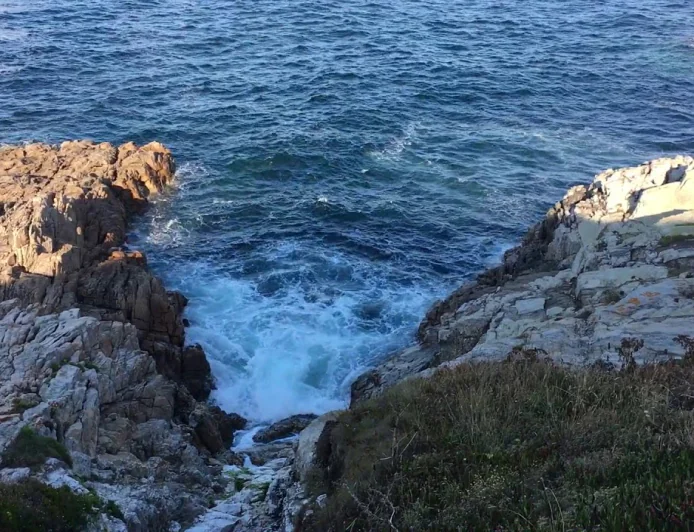 From above video of water stream